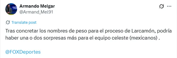 Información de Armando Melgar