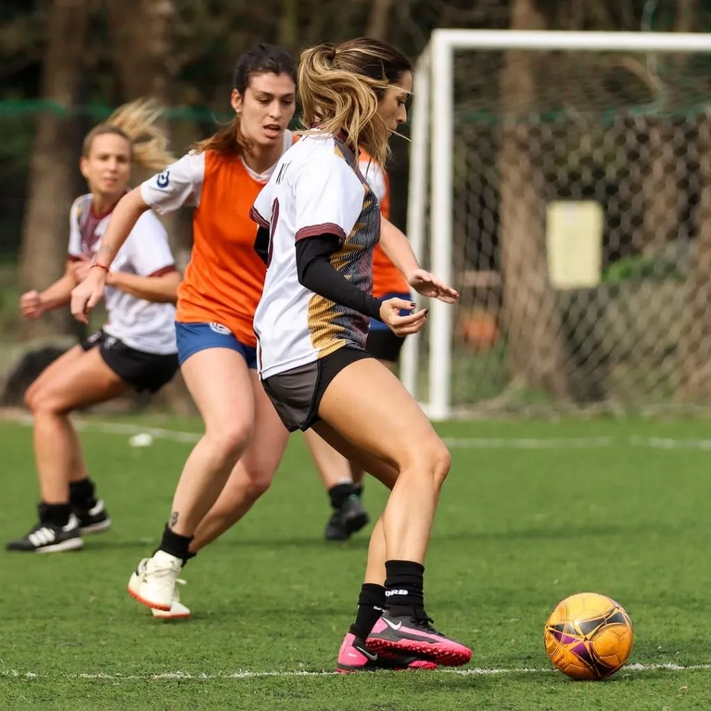 Victoria Betancourt en medio de una práctica (Instagram)