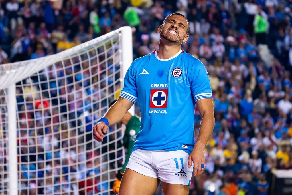 Giorgos Giakoumakis en lamento con Cruz Azul. (Imago 7)
