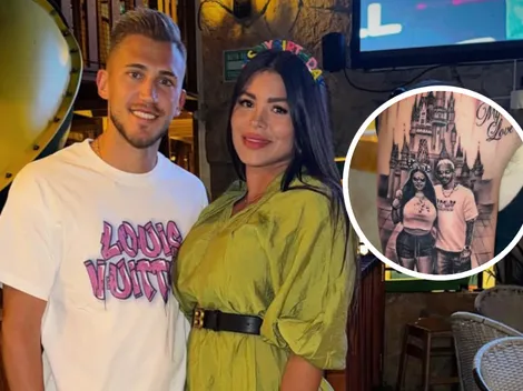 El curioso nuevo tatuaje de Gonzalo Piovi junto a su esposa