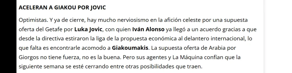 La novela de Giorgos Giakoumakis entrega nuevos capítulos (Diario Récord)
