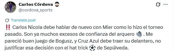 Información de Carlos Córdova