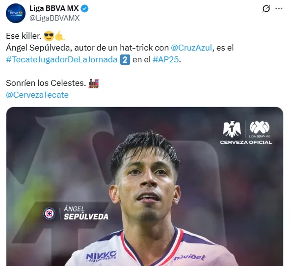 La liga MX reconoce a Sepúlveda