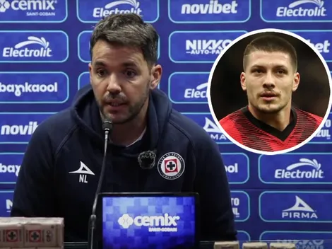 Nicolás Larcamón respondió sobre Luka Jovic y la llegada de un refuerzo