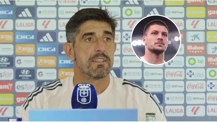 El DT de Real Oviedo habló sobre la posibilidad de fichar a Luka Jovic.