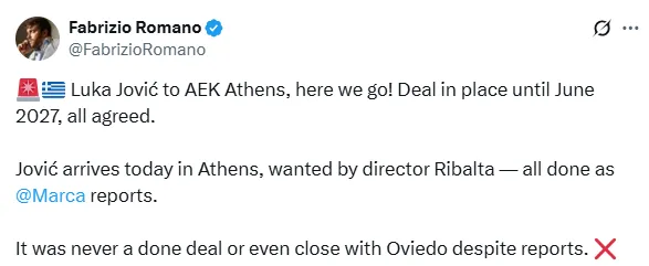 Información de Fabrizio Romano