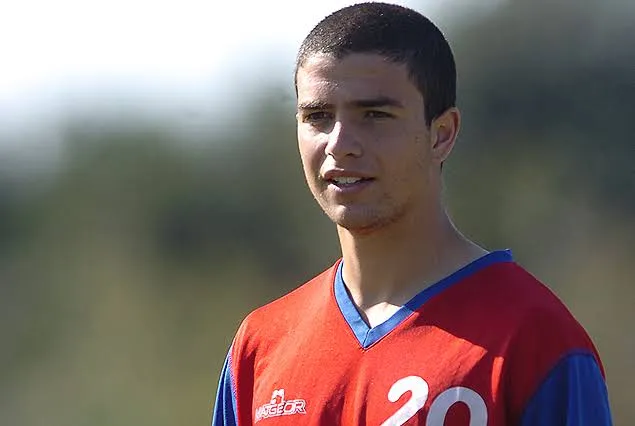 Nacho Rivero en 2011, en su estadía por Central Español de Uruguay. (X @EDUX77)