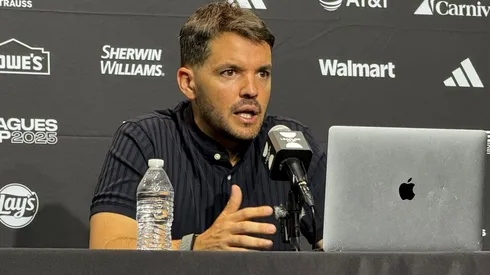 El argentino analizó los pormenores de La Máquina en el certamen.