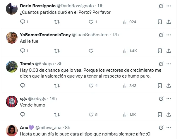 Reacciones a la entrevista de Anselmi