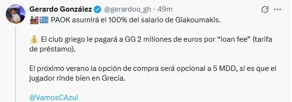 Información de Gerardo González