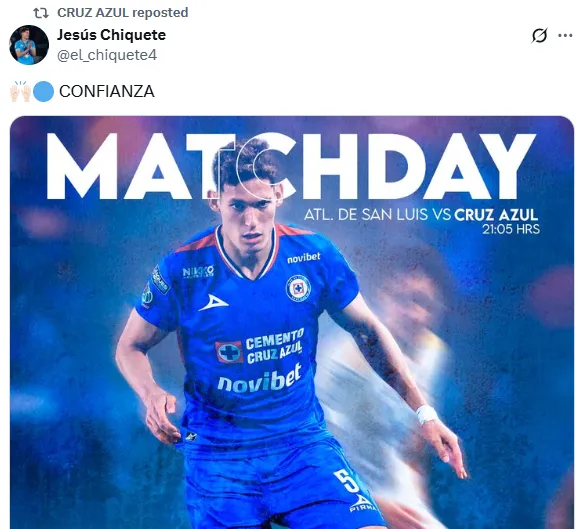 Jesús Orozco en sus redes sociales (X)