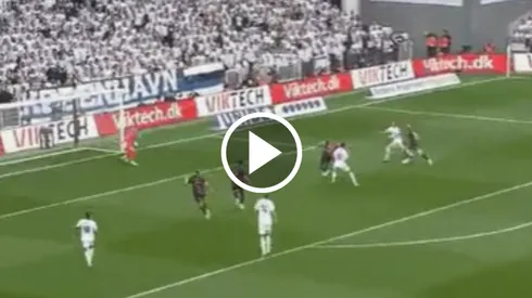 El canterano de Cruz Azul anotó uno de los cinco goles del cuadro danés para acceder a otra ronda de los playoffs de la Liga de Campeones.