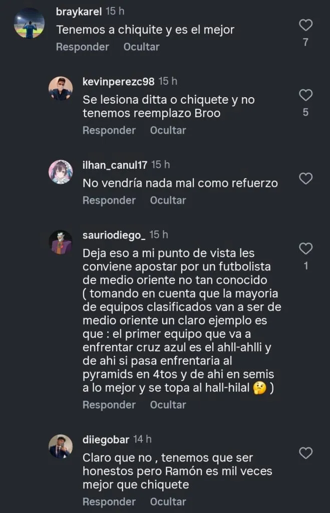 Comentarios sobre Ramón Juárez en las redes de Vamos Azul.