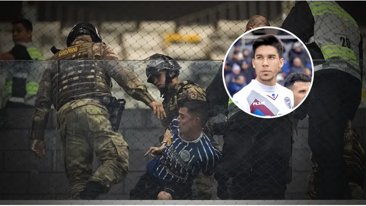 Pol Fernández reaccionó a la agresión que sufrieron seguidores de Godoy Cruz en Brasil.