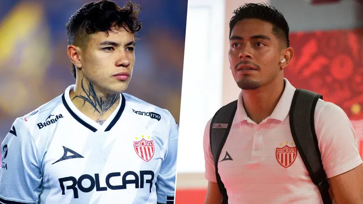 Los dos jugadores de Necaxa, en la órbita celeste.