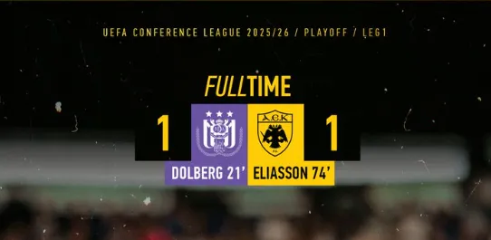 AEK Atenas empató con el Anderlecth (X)