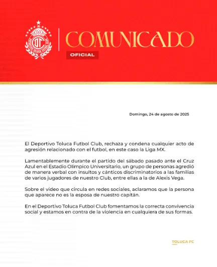 Comunicado de Toluca