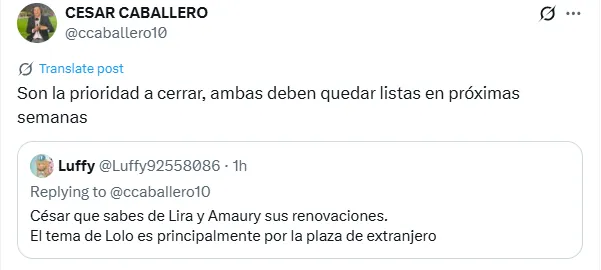 Información de César Caballero