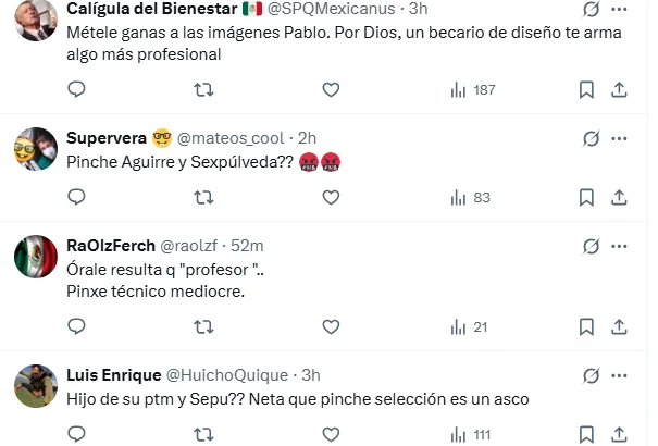 Reacciones de la afición a la NO convocatoria de Sepúlveda