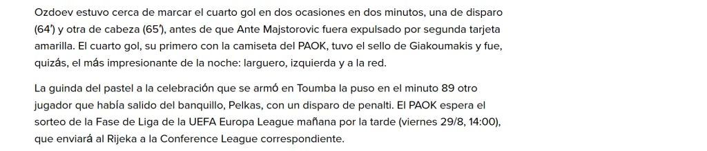 Así reaccionaron los medios de Grecia al golazo de Giakoumakis. (Eleftherostypos)