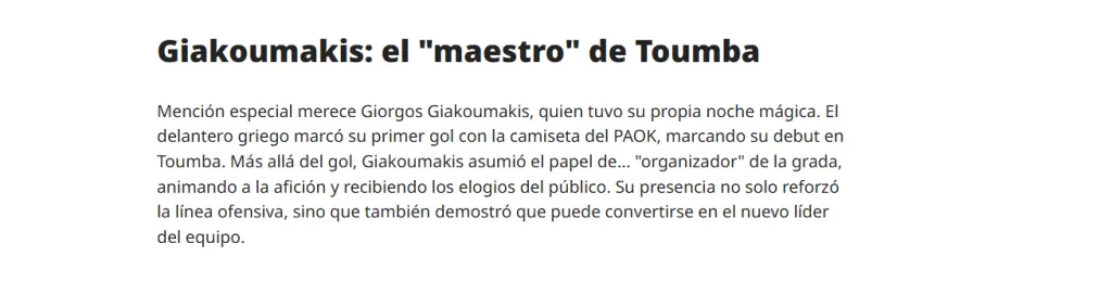 Así reaccionaron los medios de Grecia al golazo de Giakoumakis. (Sportdog.gr)