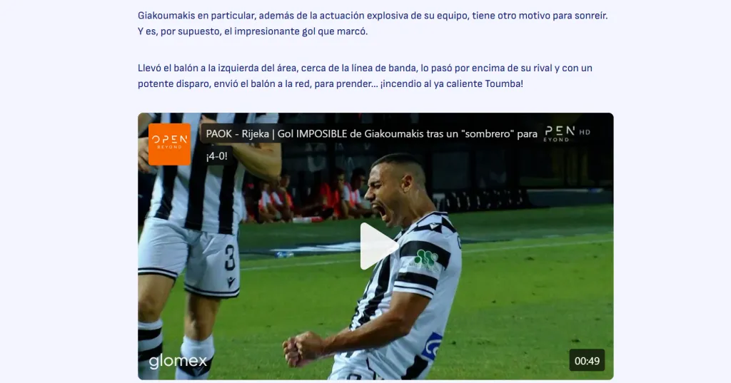 Así reaccionaron los medios de Grecia al golazo de Giakoumakis. (Ole.gr)