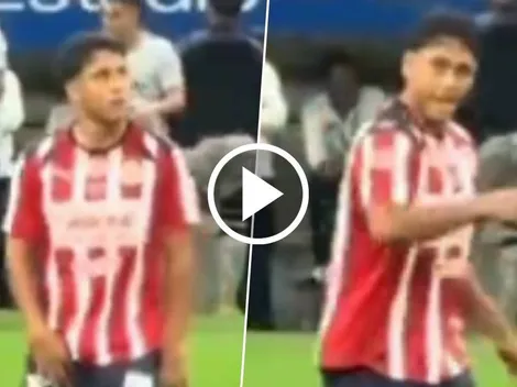 El fastidio de Luis Romo tras el primer gol de Cruz Azul