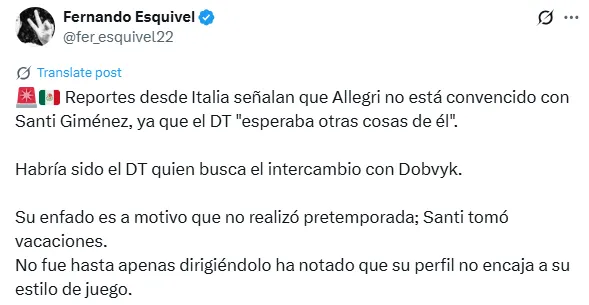 Información de Fernando Esquivel