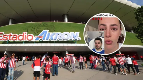 Aficionado de Cruz Azul fue golpeado y hospitalizado en el Estadio Akron.