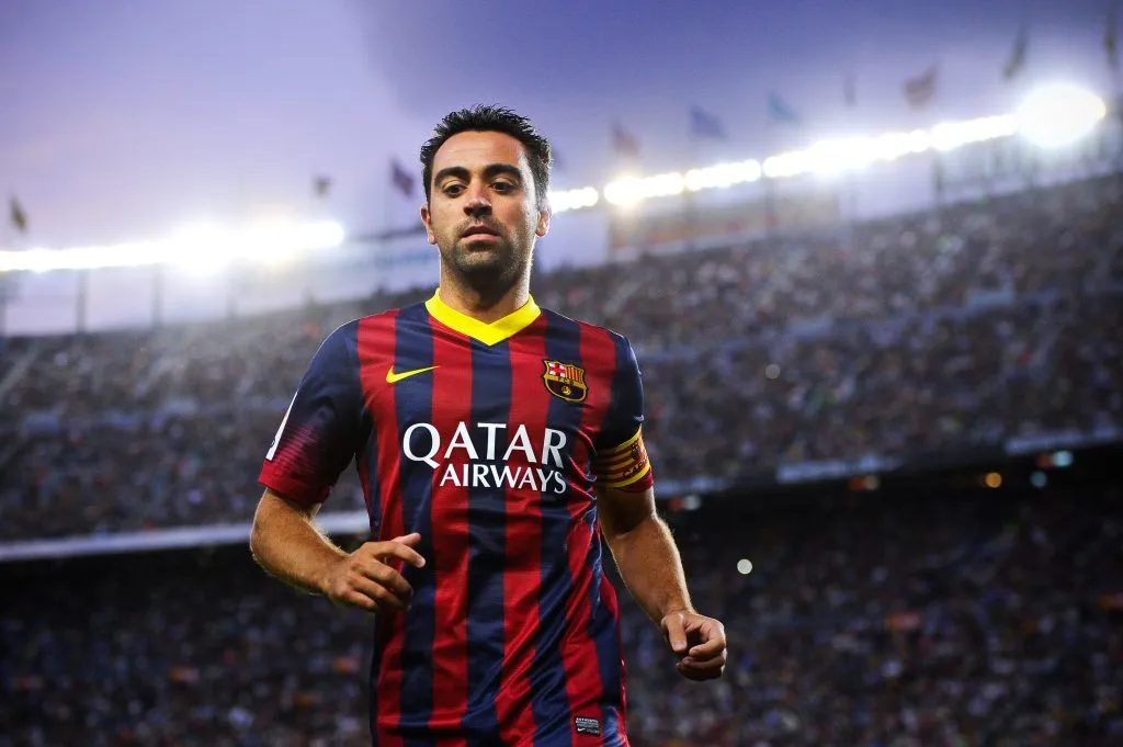 Xavi Hernández, el jugador favorito de todos los tiempos para Faravelli. (Getty Images)