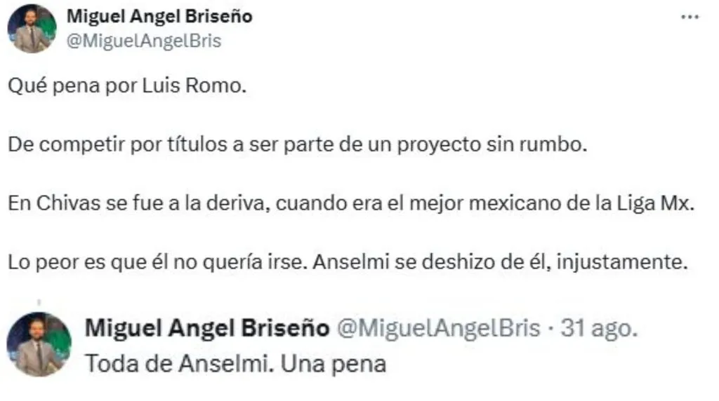 Señalan al culpable del pésimo momento que vive Luis Romo en Chivas (X)