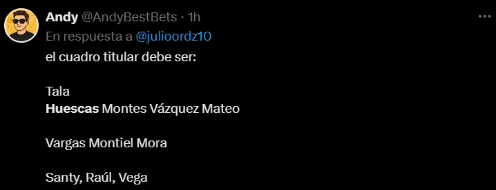 Afición pidió por Rodrigo Huescas y Jorge Sánchez fue la víctima. (X)