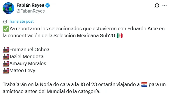 Información de Fabián Reyes