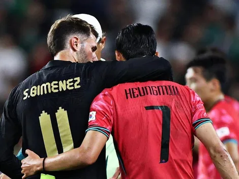 El gesto de Santi Giménez con Heung-Min Son que recorrió el mundo