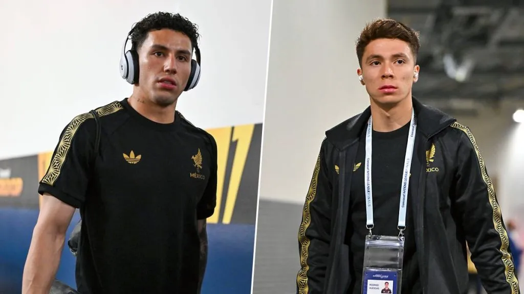 Jorge Sánchez y Rodrigo Huescas, los hombres de Cruz Azul que disputan un lugar en México. (Imago7)