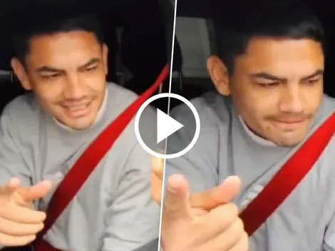 La reacción del Toro Fernández al verse tatuado en un fan de Cruz Azul