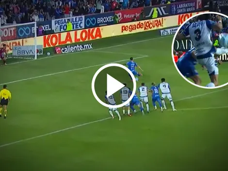 Sensible imagen de Nacho Rivero antes del gol del Toro Fernández vs Pachuca