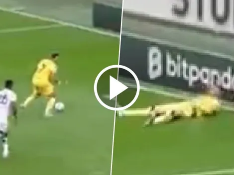 Increíble oso de Santiago Giménez en el triunfo del AC Milan