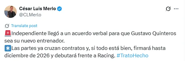 Información de César Luis Merlo