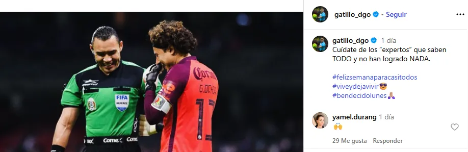 Imagen que publicó el Gato Ortiz en sus redes sociales