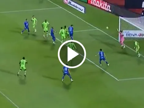 El golazo de cabeza de Toro Fernández para que Cruz Azul iguale ante Juárez