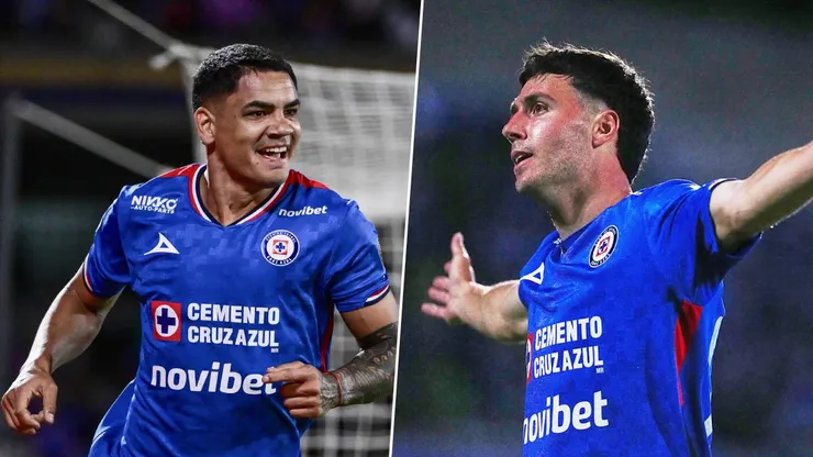 Dos de los goleadores de la noche en CU.