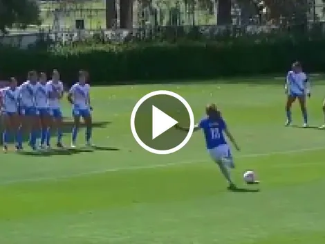 Dani Calderón y un golazo de tiro libre para Cruz Azul femenil vs. Puebla