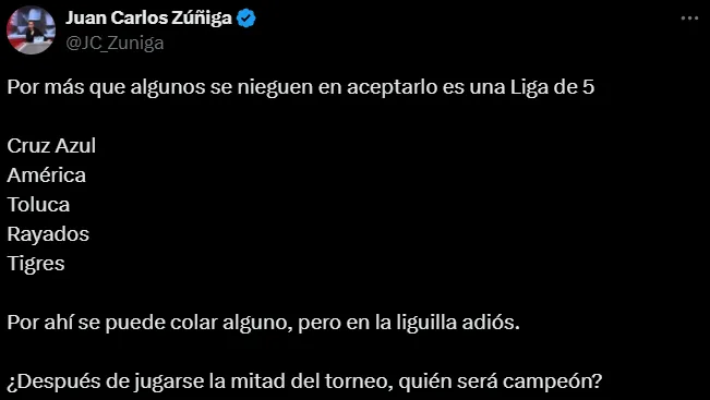 Cruz Azul peleará la Liga MX contra otros 5. (X)