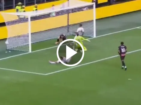 Santi Giménez volvió al gol con Milan por Copa Italia