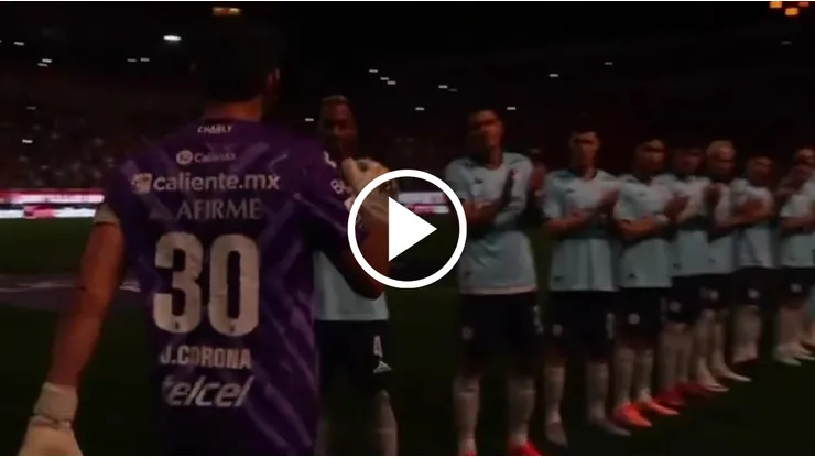 El homenaje de Cruz Azul a José de Jesús Corona.