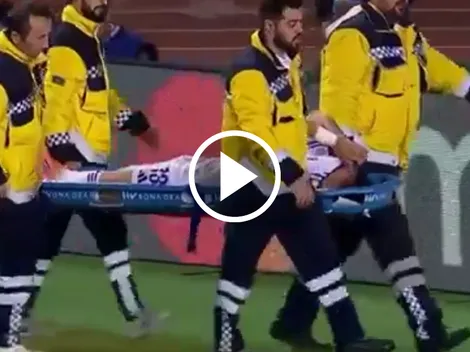 Preocupación máxima: Rodrigo Huescas se retiró lesionado en camilla