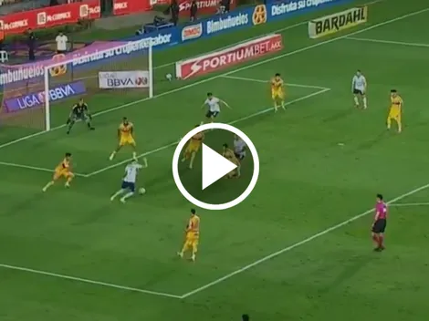 La opción más clara y que falló Mateusz Bogusz ante Tigres