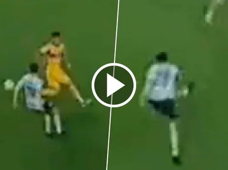 José Paradela buscó hacer un golazo desde 35 metros ante Tigres