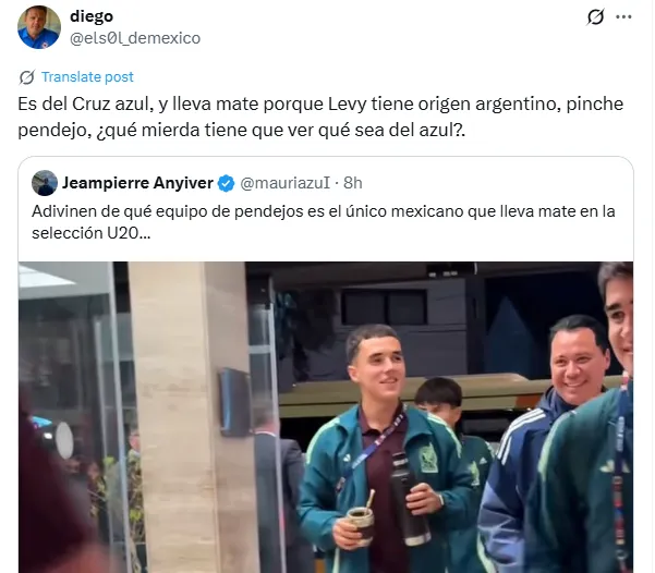 Publicación en redes sociales